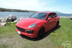 Front view of the Cayenne