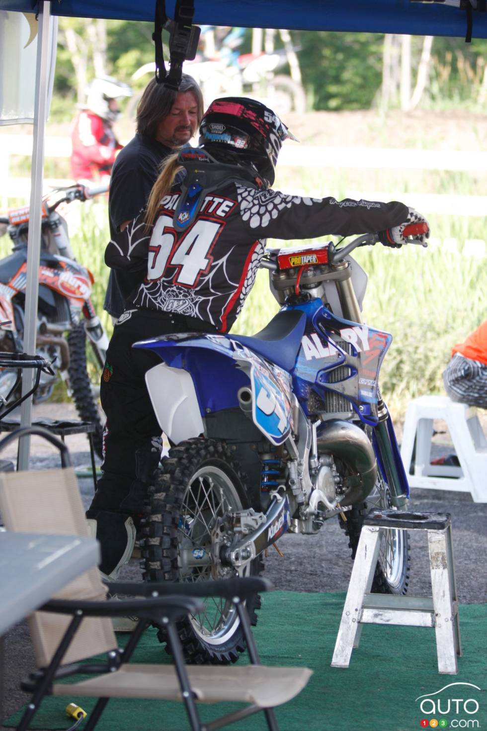 Vanessa in action at X-Town in MIrabel, Quebec.