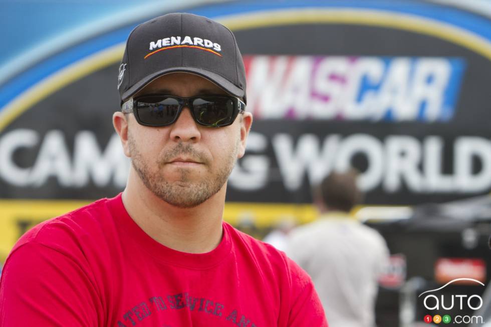 Matt Crafton, Toyota Ideal Door-Menards avant la pratique du vendredi.