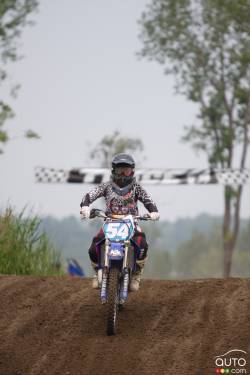 Vanessa in action at X-Town in MIrabel, Quebec.