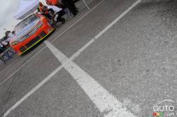 Hugo Vannini, VTI Motorsports Ford car in scrutineering