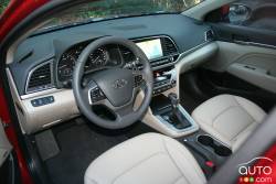 2017 Hyundai Elantra cockpit