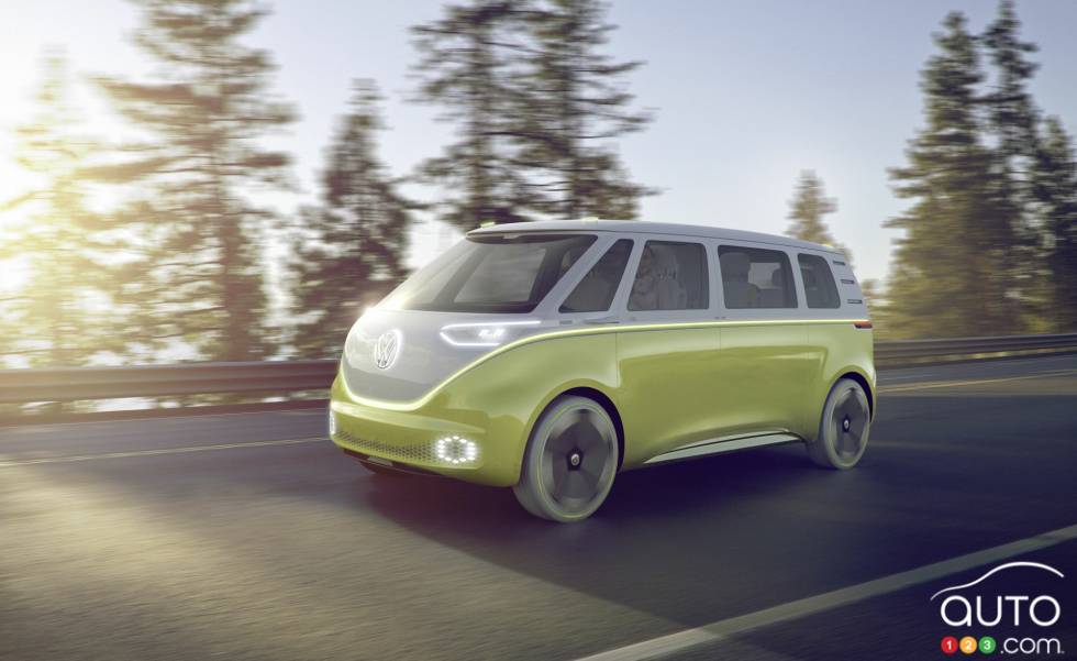 2017 Volkswagen I D Buzz Concept Is A Microbus For The Future