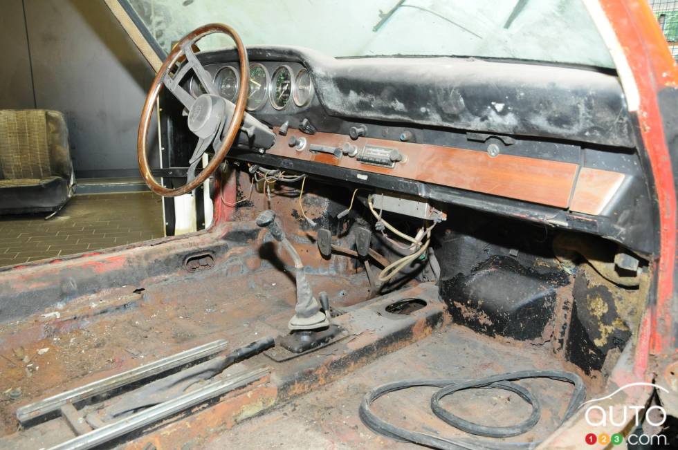 Dashboard before restoration