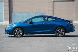 2015 Honda Civic EX Coupe side view