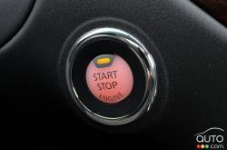 Start and Stop engine button