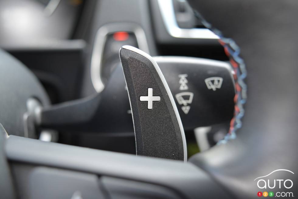 2016 BMW M2 paddle shifter