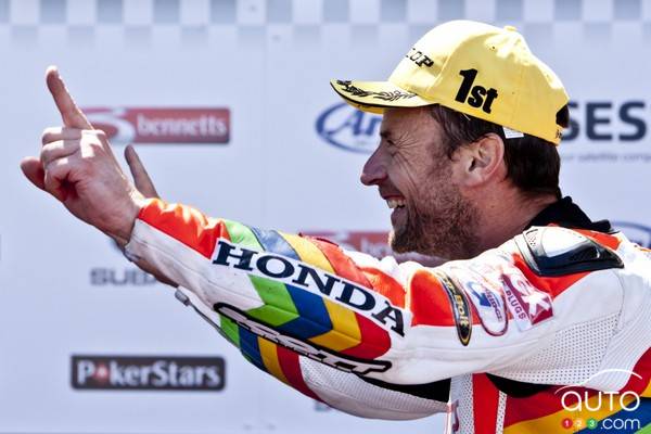 Pendant la course TT
