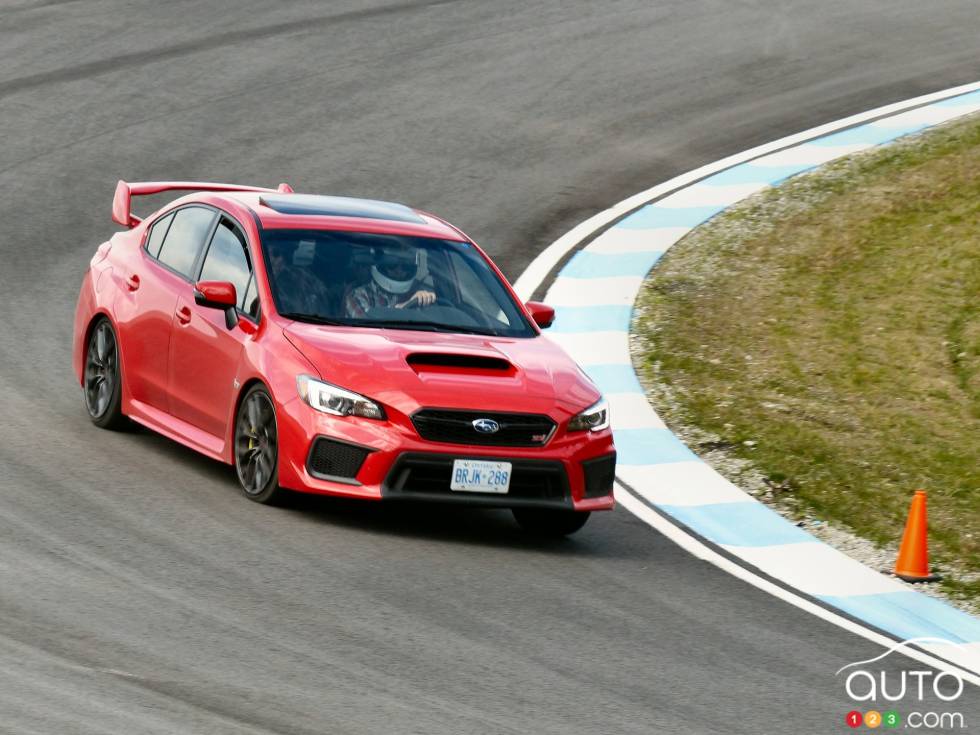 Front view of the WRX STI
