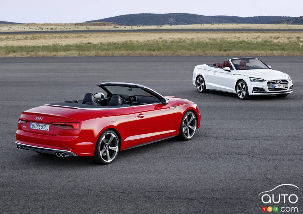 2017 Audi A5 rear 3/4 view