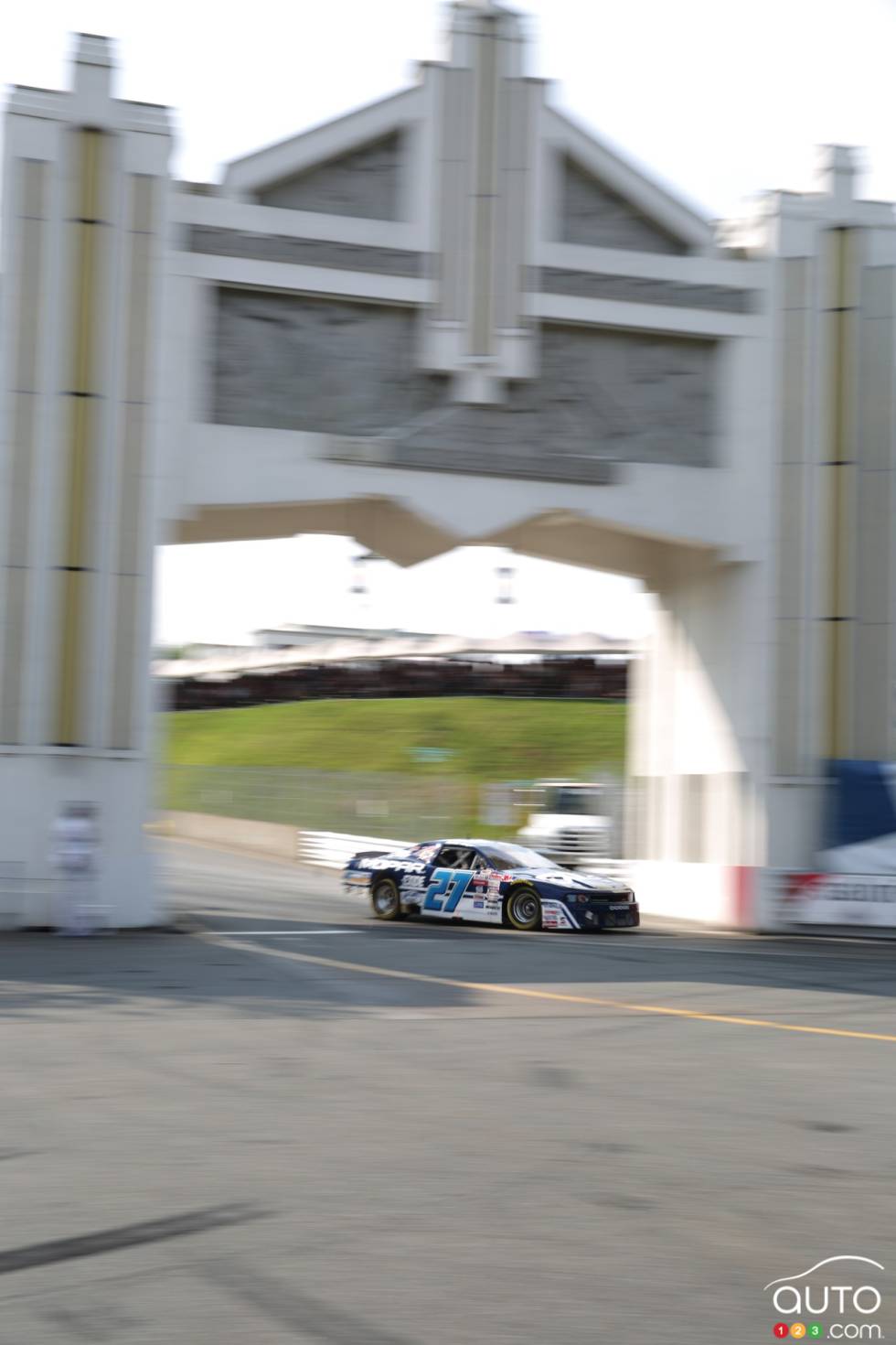 action on and off the track