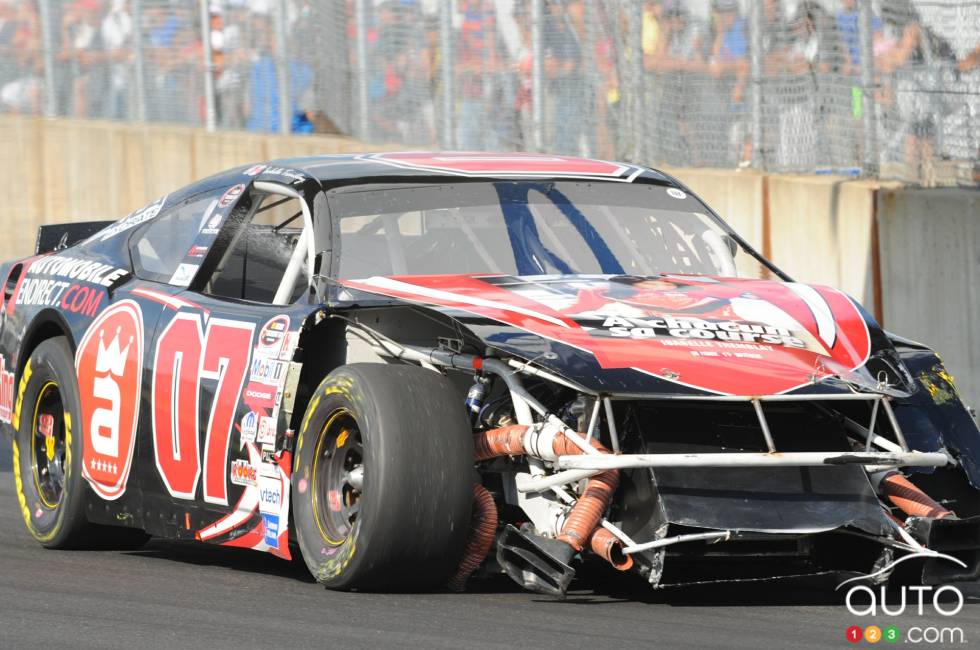 Isabelle Tremblay, Archibal Dodge en action pendant la course