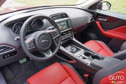 2017 Jaguar F Pace R Sport cockpit