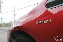 Détail extérieur de la Toyota Prius 2016