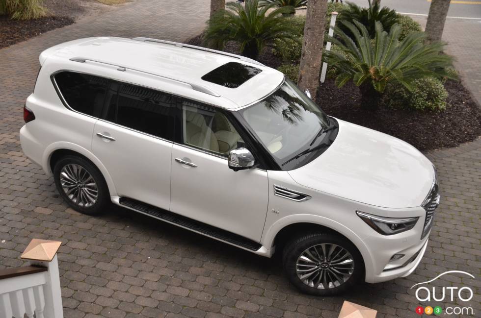 Side view from the top