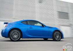 Action view of the Subaru BRZ
