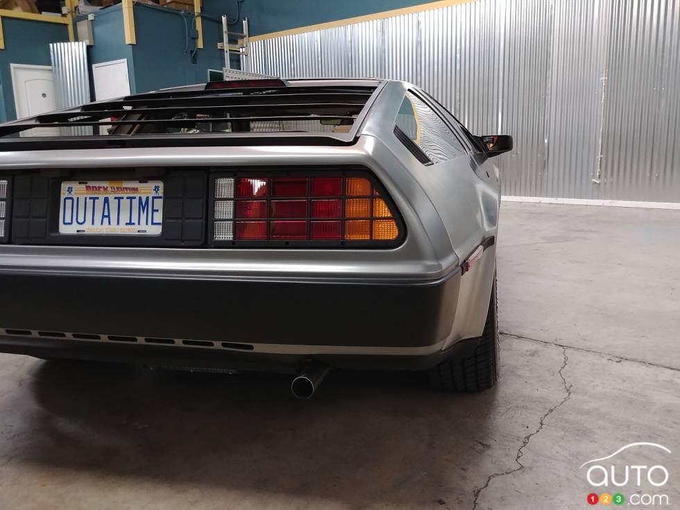 A 1981 DeLorean DMC 12 is for sale