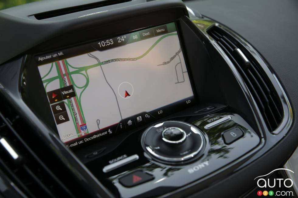 infotainement display