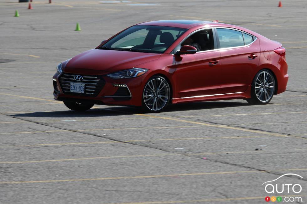 2017 Hyundai Elantra driving