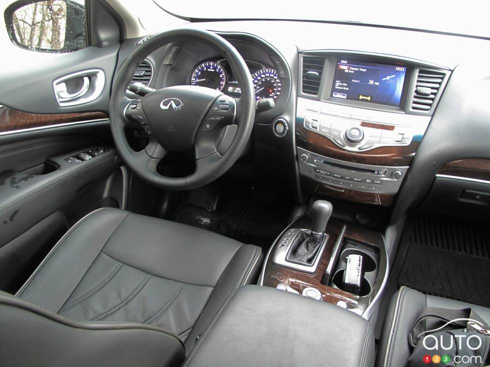 Tableau de bord et sièges avant