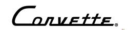 Logo original Chevrolet Corvette de 1953