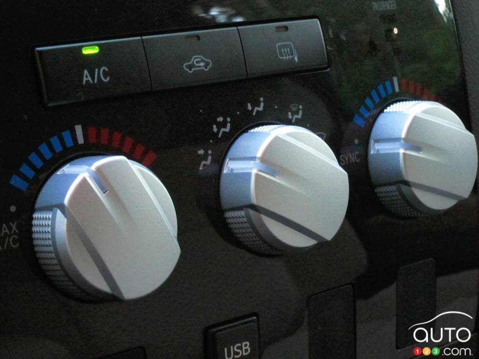 Commandes de la température