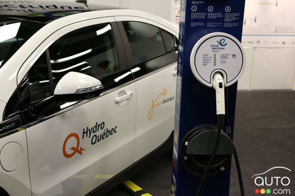 Charging station for electric vehicles.