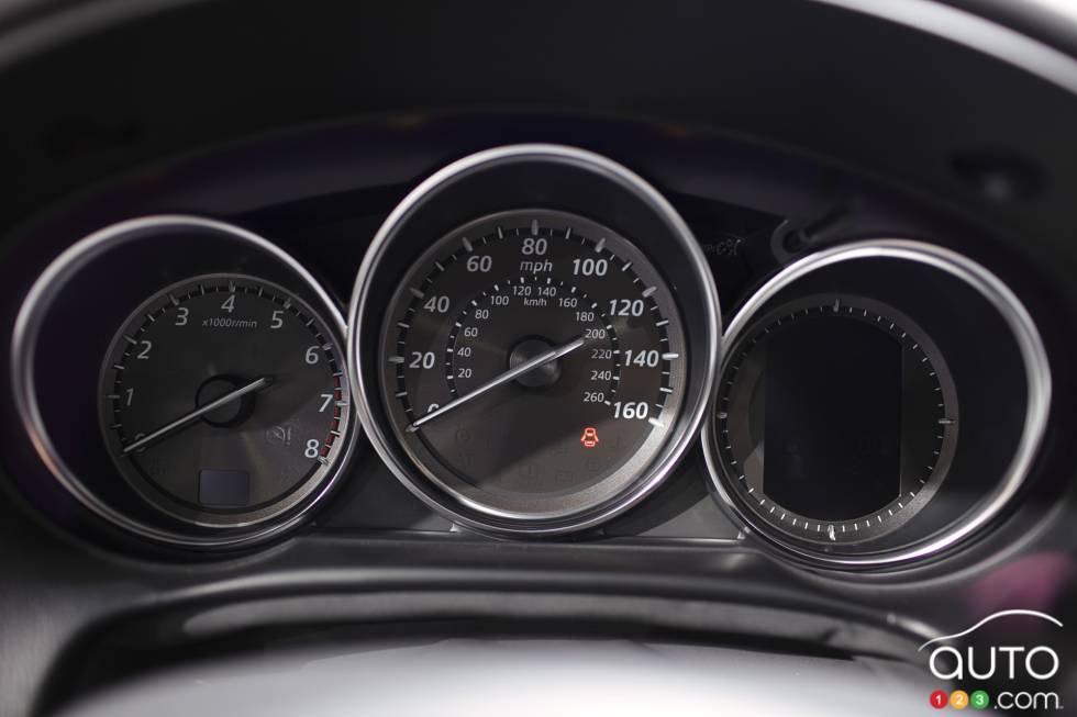 Gauges on the dashboard