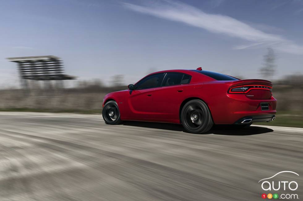 rear 3/4 action view