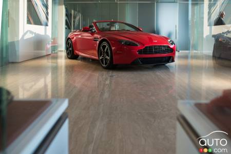 Decarie Motors state-of-the-art Bentley and Aston Martin Showroom