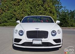 2016 Bentley Continental GT Speed Convertible front view