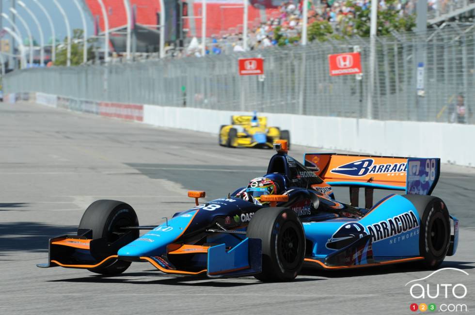 Alex Tagliani, Bryan Herta Autosport w/Curb-Agajanian en pratique