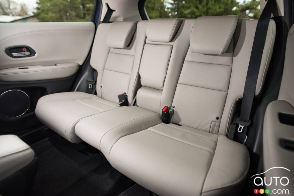 Banquette arrière de la Honda HR-V EX-L Navi 2016