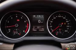 Instrumentation de la Volkswagen Passat TSI 2016