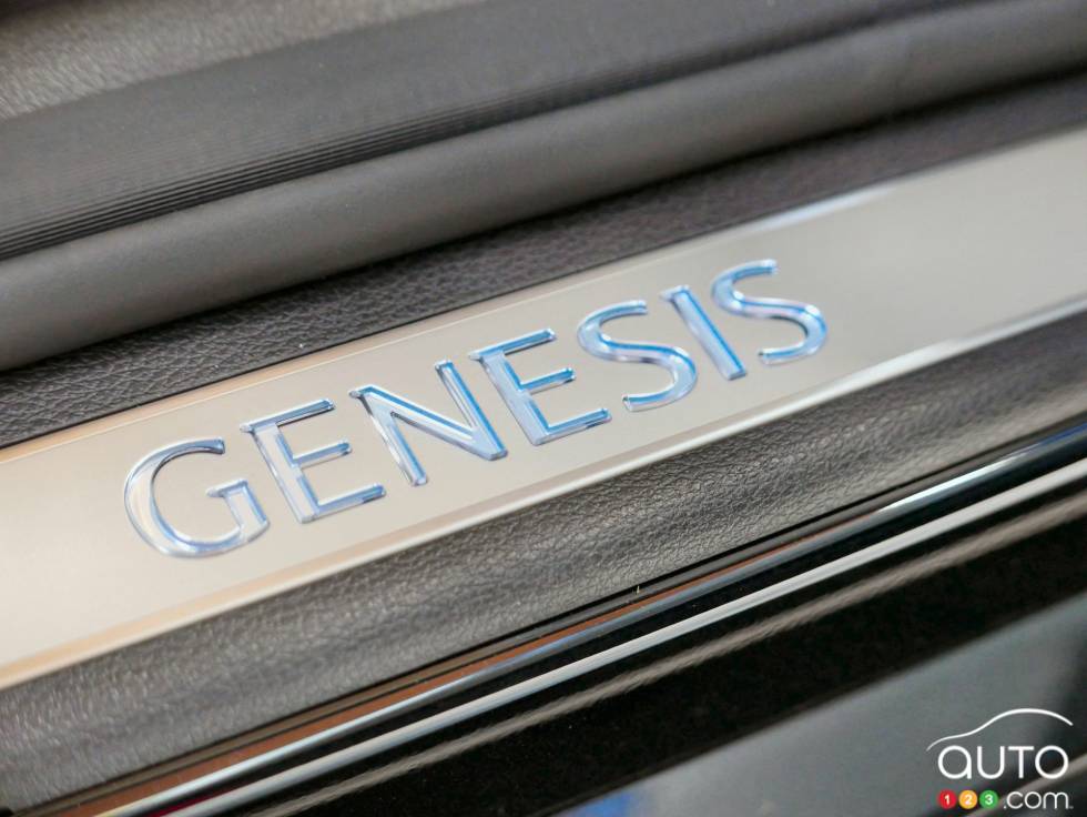 Garnissage des seuils de la Genesis G90 2017