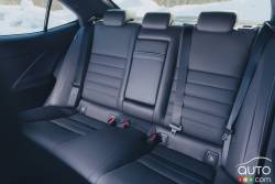 2016 Lexus IS300 AWD rear seats
