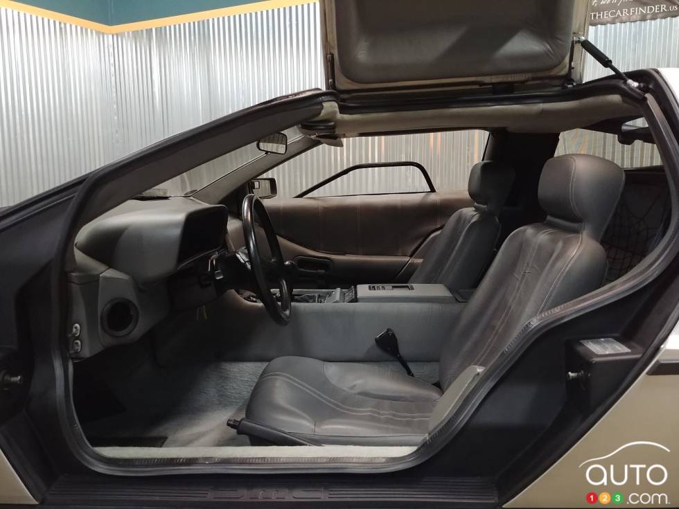 A 1981 DeLorean DMC 12 is for sale