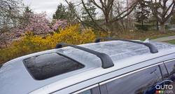 Longerons de toit du Toyota Highlander XLE AWD 2016