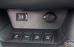 Boutton de contrôle des modes de conduite du Toyota Highlander XLE AWD 2016