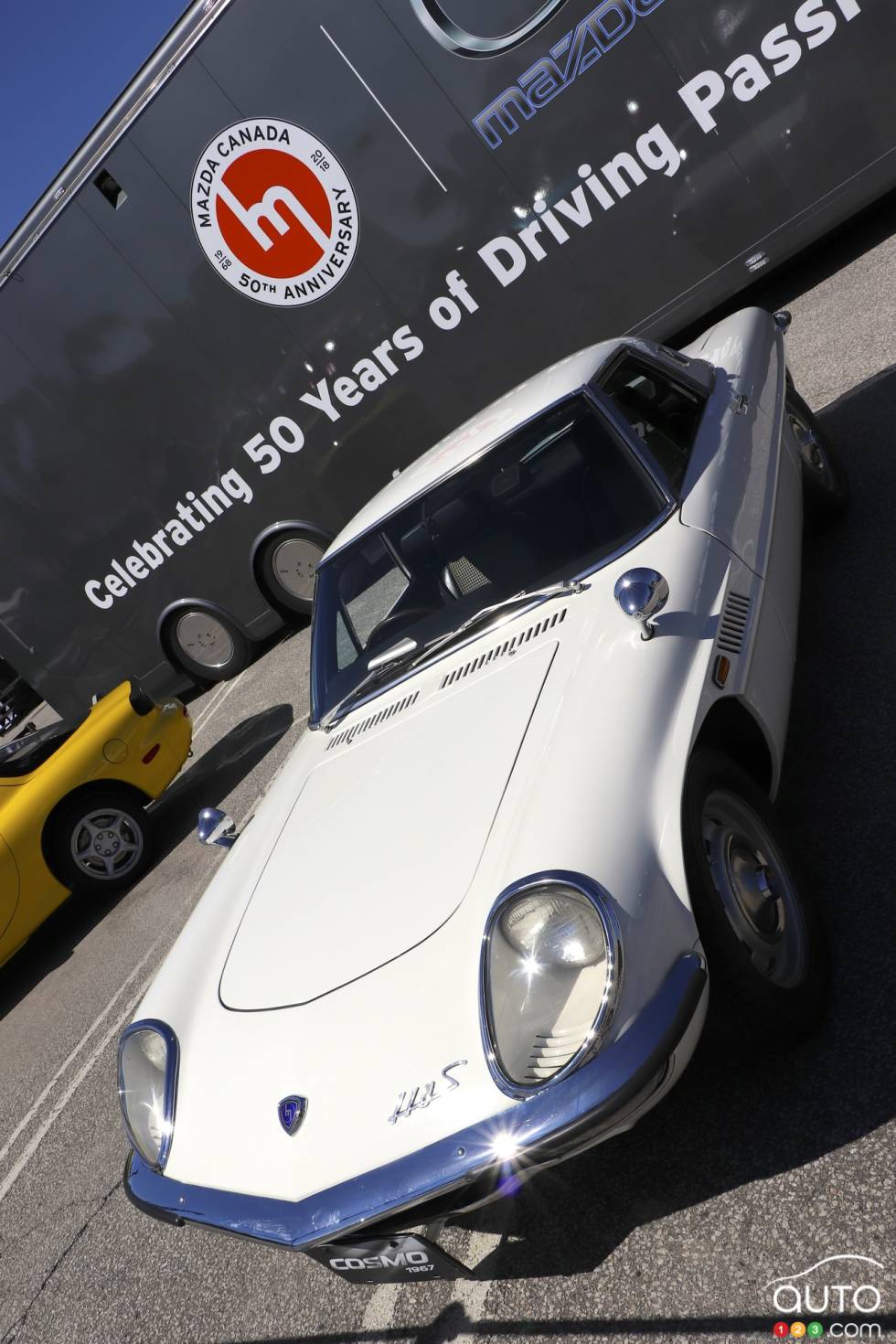 Front view of the 1967 Cosmo