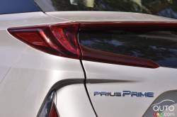 Feux arrière de la Toyota Prius Prime 2017