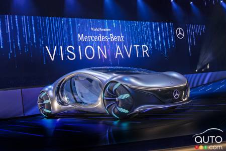 Photos du prototype Mercedes-Benz VISION AVTR