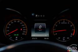Instrumentation de la Mercedes AMG GT S 2016