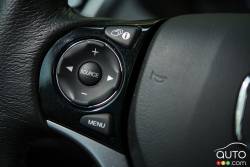 2015 Honda Civic EX Coupe steering wheel mounted audio controls