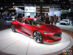 Acura concept front 3/4 view