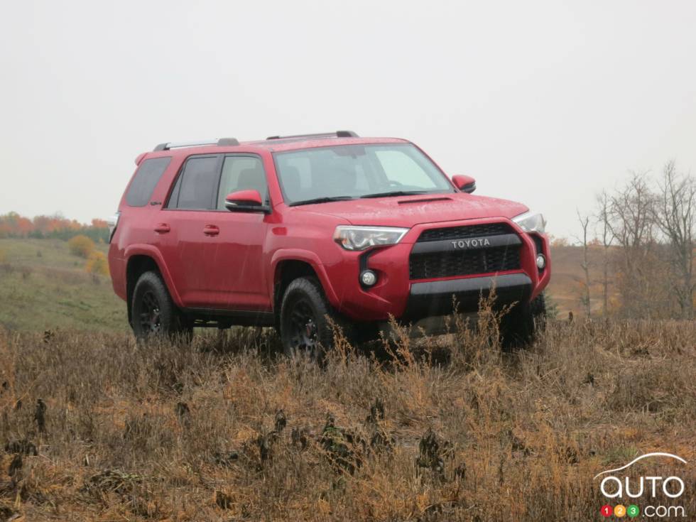 Vue de côté du 4Runner