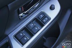 Détail intérieur de la Subaru Impreza 5 portes touring 2016