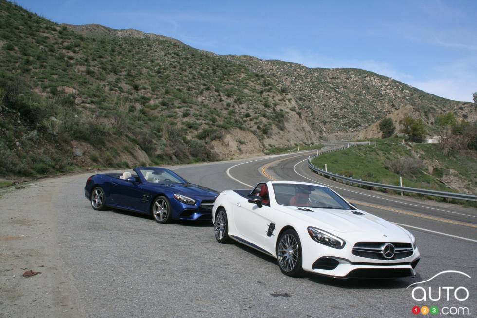 2017 Mercedes-benz SL class front 3/4 view
