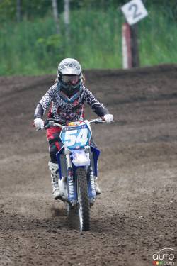 Vanessa in action at X-Town in MIrabel, Quebec.