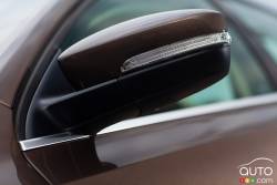 Turn signal on the outside mirror